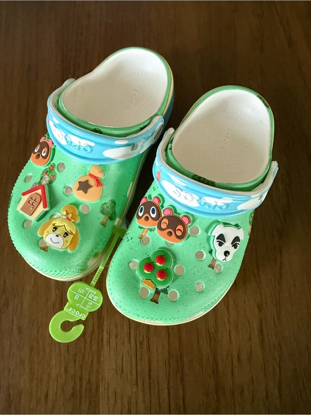 Animal Crossing Crocs size 11c